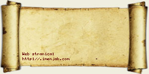 Jovana Mećava vizit kartica